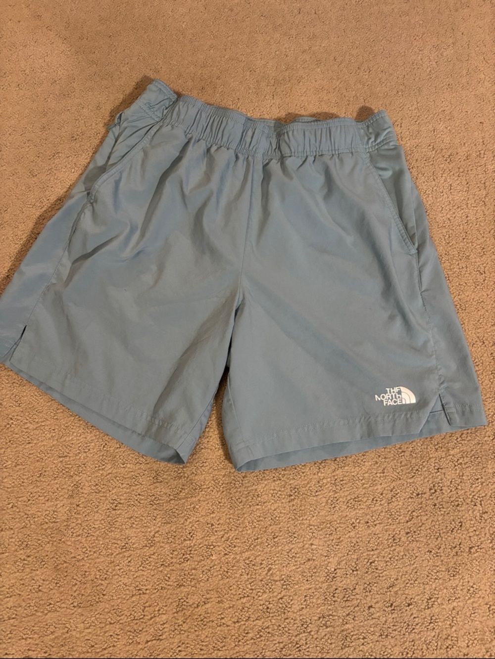 The North Face Men's Sky Blue Athletic Shorts M